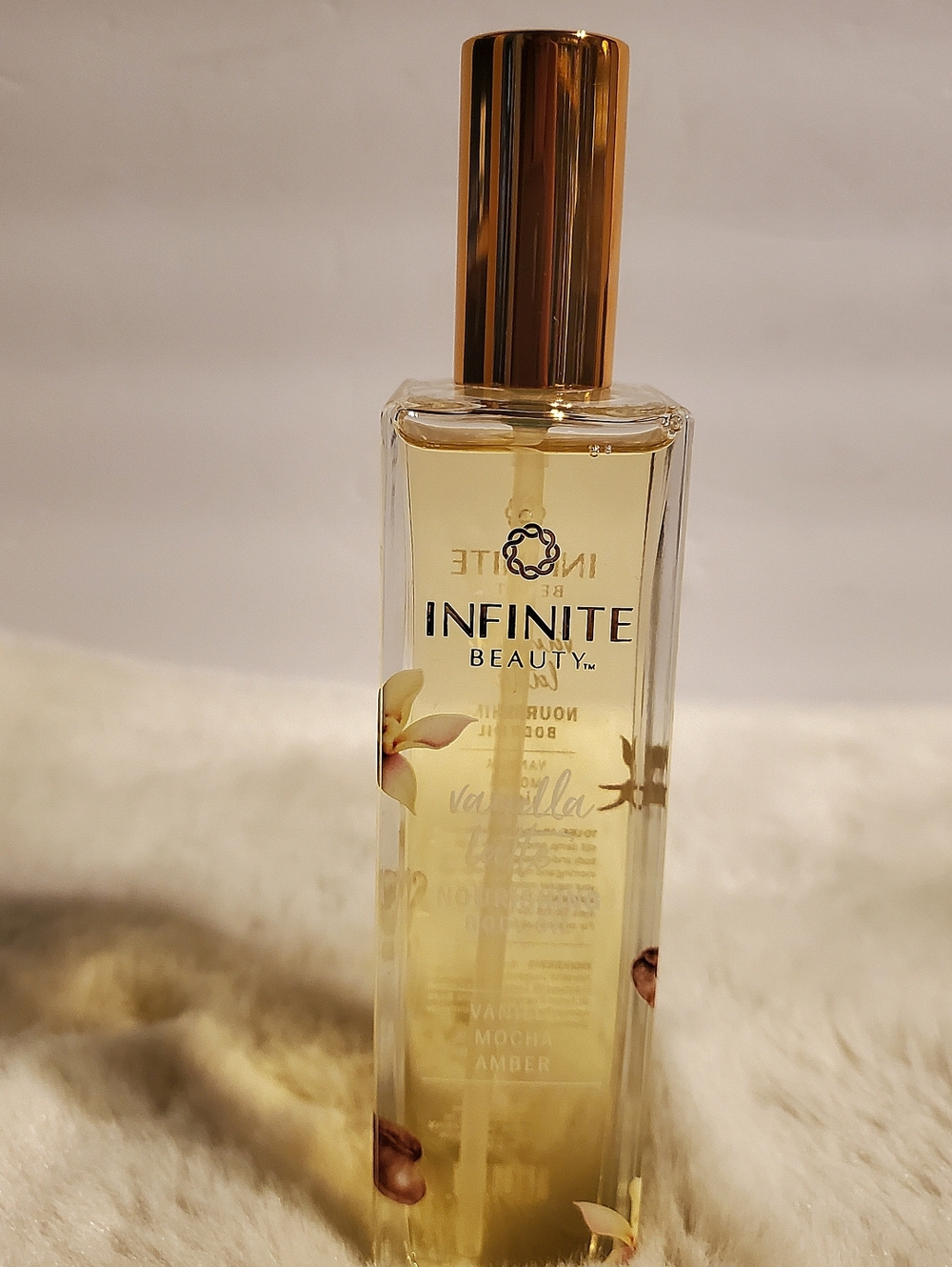 New Infinite Beauty Vanilla Latte Nourishing Body Oil